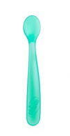 CHICCO COLHER SILICONE 6M+ AZUL X2